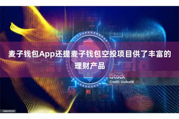 麦子钱包App还提麦子钱包空投项目供了丰富的理财产品