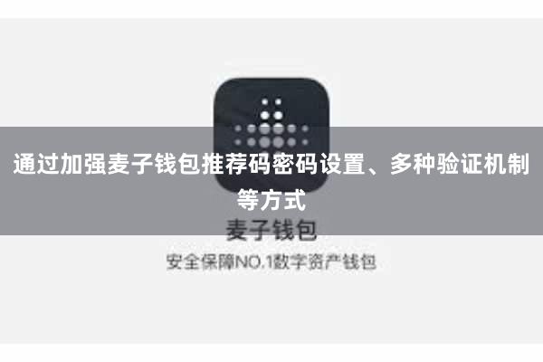 通过加强麦子钱包推荐码密码设置、多种验证机制等方式