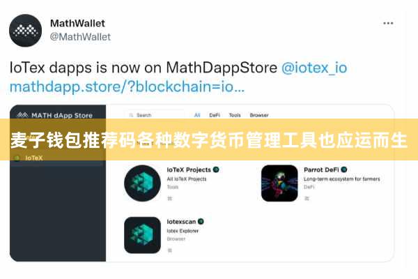 麦子钱包推荐码各种数字货币管理工具也应运而生